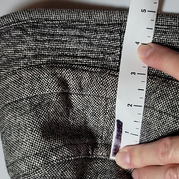 Old Navy bucket style hat black/white tweedy fabric cotton lined Sm-M - Picture 4 of 7